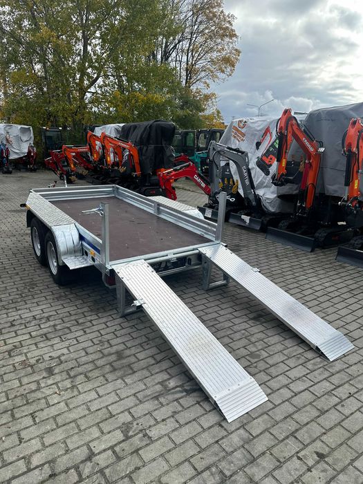 Nowa PRZYCZEPA przyczepka pod koparkę minikoparki DMC 2,4T Najazd Trap