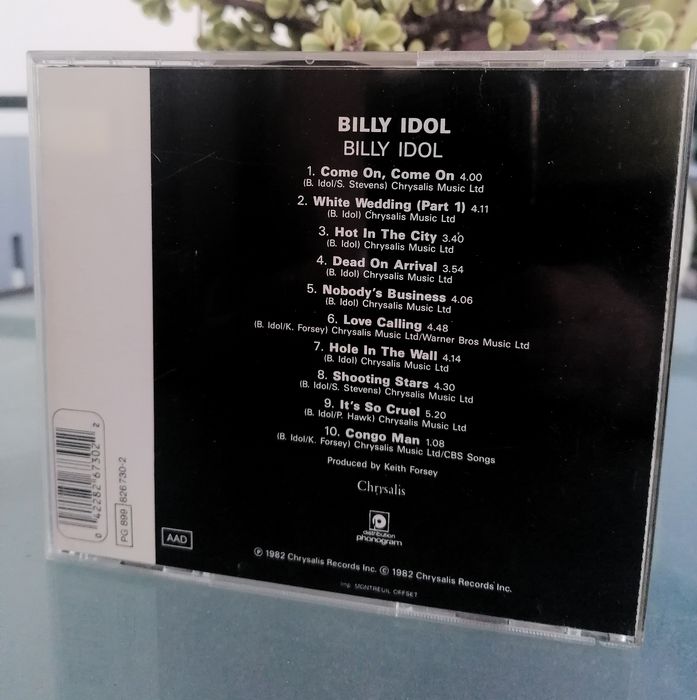 BILLY IDOL - Billy Idol (Cd)