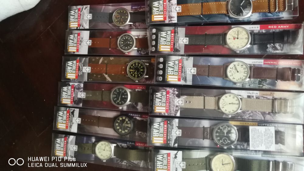 Relógios novos de coleção