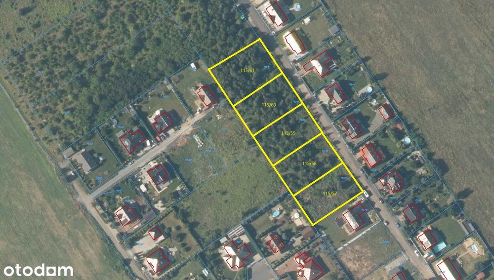 Działki budowlane w Kunowicach/12-14,5 ara/ od 206 zł/m2
