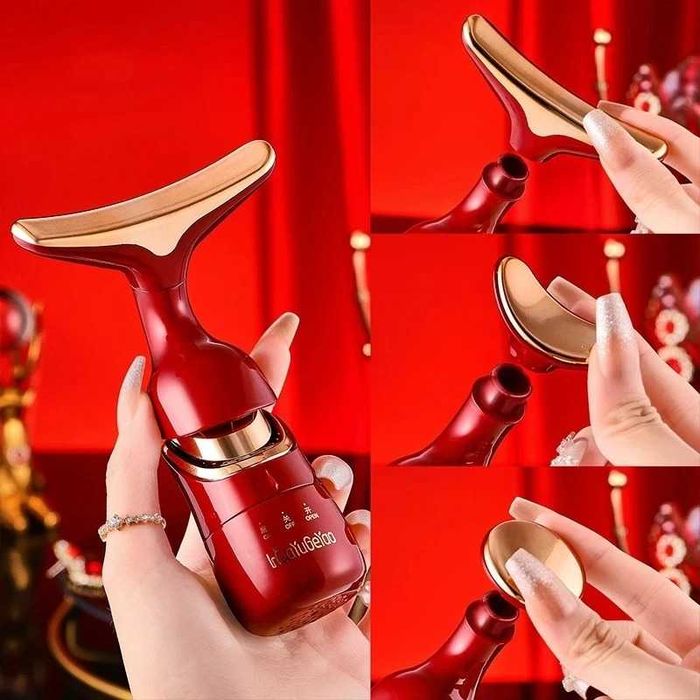 Masażer do twarzy i szyi 3W1 lifting ujędrnienie ANTI AGE PIELĘGNACJA