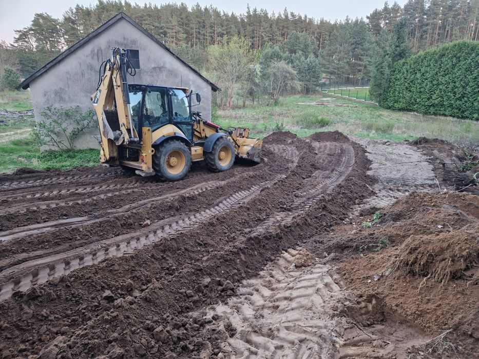 Usługi koparko ładowarka, prace ziemne,