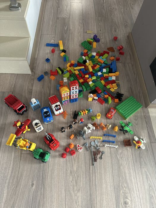 LEGO Duplo mix pojazdy figurki