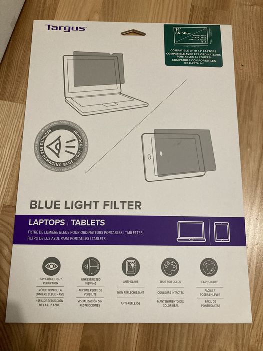 Filtr prywatyzujący targus ekran zaciemnienie antyszpieg 14 16:9 nowy