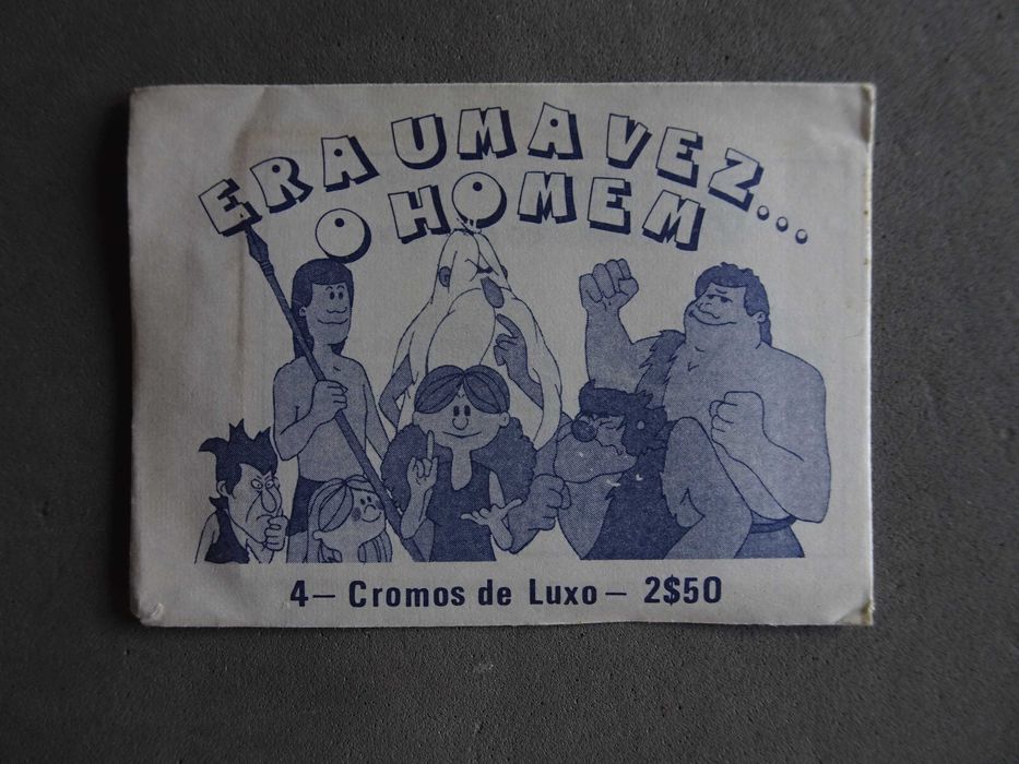 Carteira de cromos fechada Era uma vez... O Homem - Francisco Más