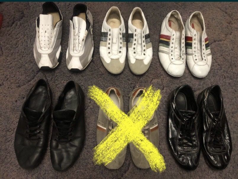 Лот Обуви брендовой мужской спортивная