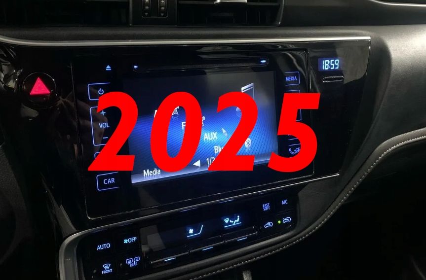 AKTUALIZACJA MAP 2025 TOYOTA AURIS (od 2014 do 2018) Toyota touch 2 go
