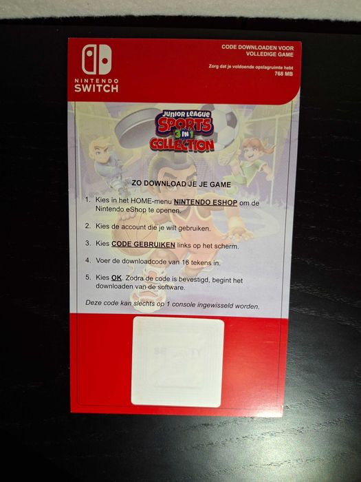 Junior League Sports 3 in 1 Collection Nintendo Switch Código e Caixa