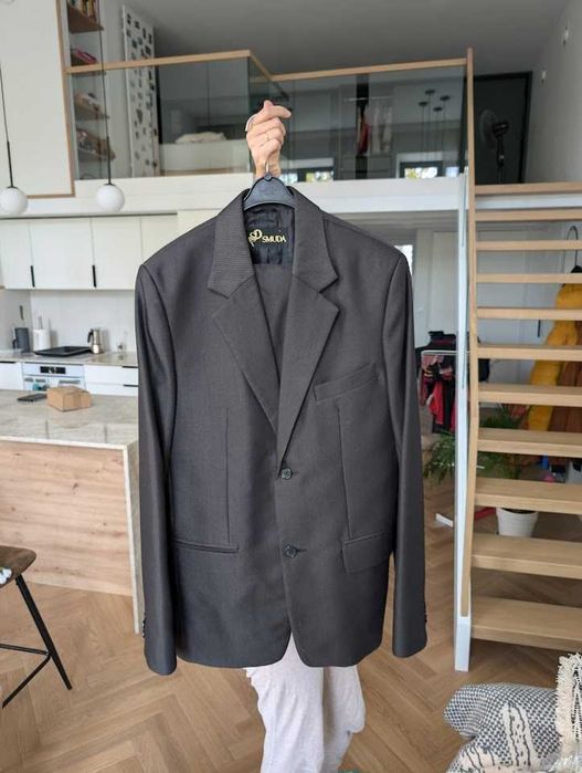 Ciemnoszary Garnitur