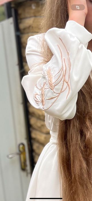 Сукня з колосками