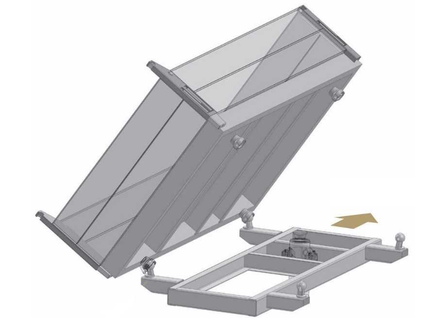 Kule do wywrotu kiper do 3,5 tony fi 60 - 4 szt w komplecie