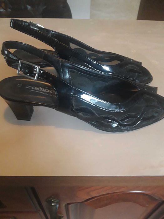 OKAZJA!!! Wloskie eleganckie czarne pantofle