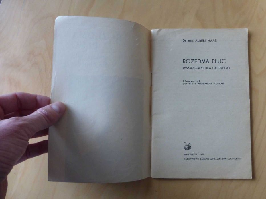 Rozedma płuc wskazówki dla chorego. Dr Albert Haas