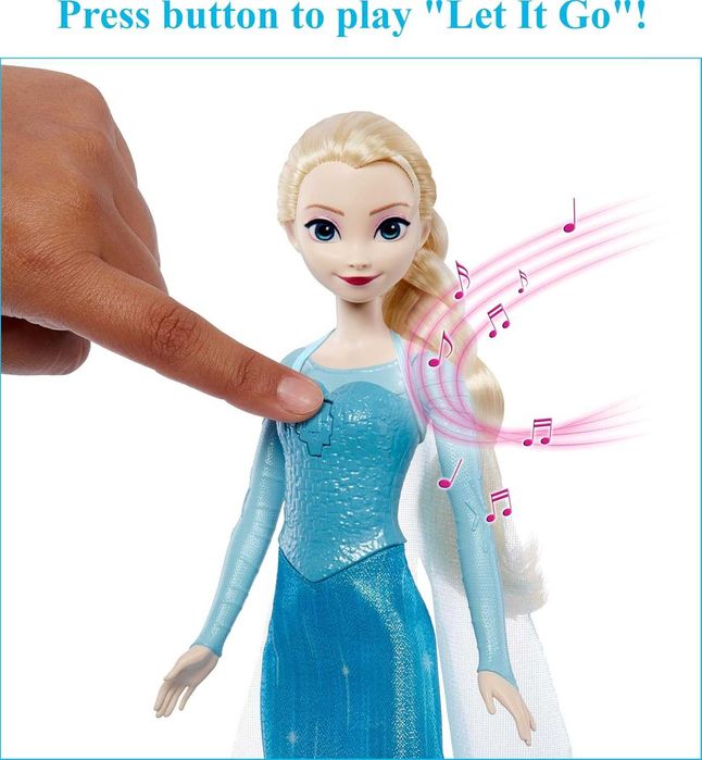 Mattel Disney Frozen Toys, Singing Elsa Співоча Ельза