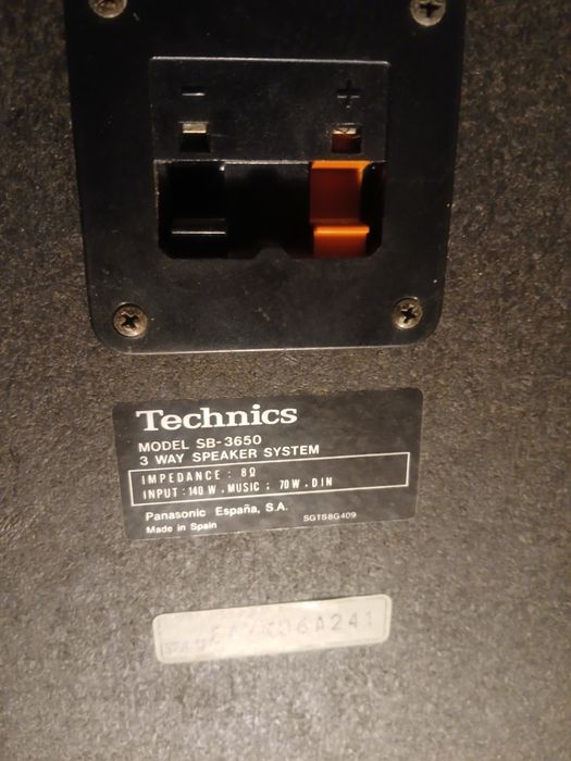 Colunas Technics e Sony 2 conjuntos