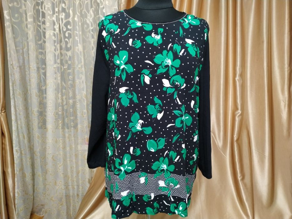 футболка кофточка туника блуза 58-60 вискоза