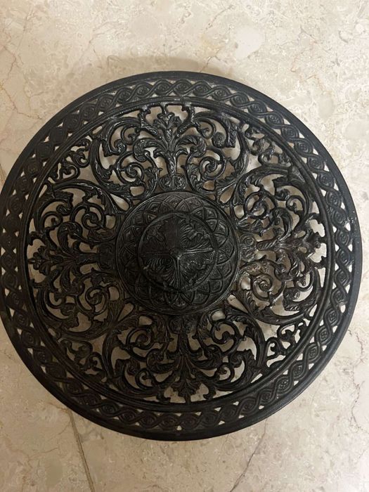 Тарелка Касли.Ажурное, чугунное литье.Колекционная.1956 год.