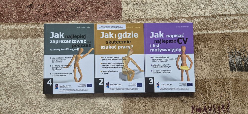 Zestaw książek szukanie pracy Luiza Kulczycka