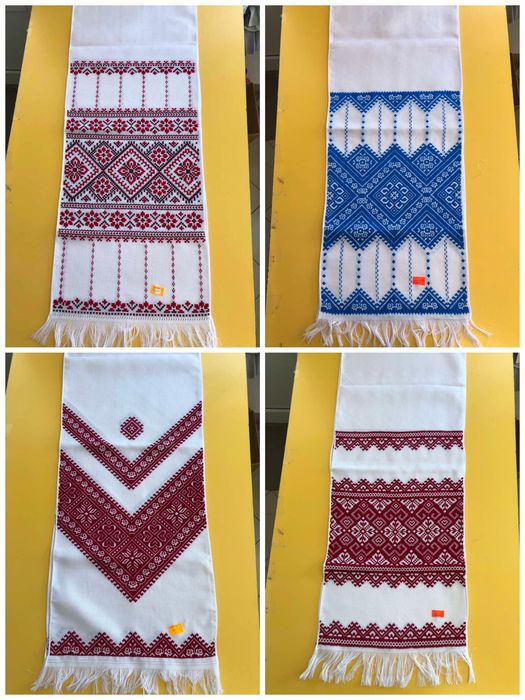 Весільні рушники вишиті гладдю, весільний рушник