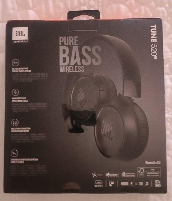 Auscultadores JBL 520BT