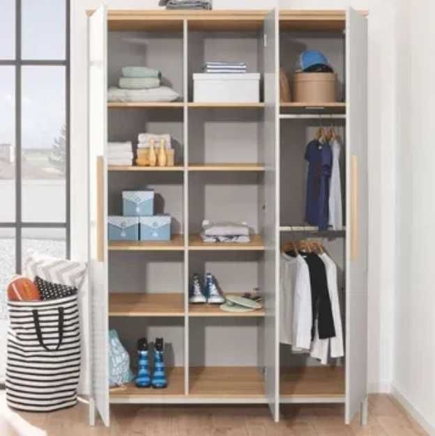 3-drzwiowa pojemna szafa dziecięca