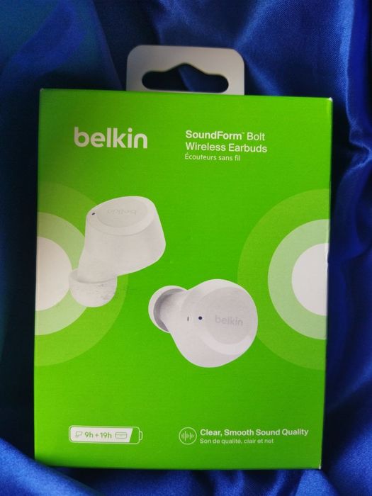 Навушники TWS Belkin AUC009BTWH білі Soundform Bolt True Wireless