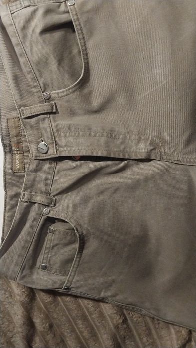 Стильні чоловічі джинси Weaver Jeans L (34), світло-сірі.