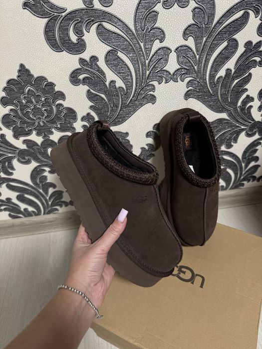 Женские Угги Ugg tazz love,ботинки галоши Lanah Clog Chestnut Platform