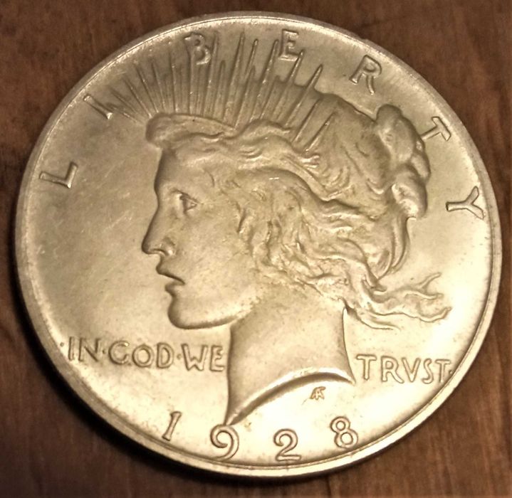 USA, dolar 1928, Peace Dollar One Dollar