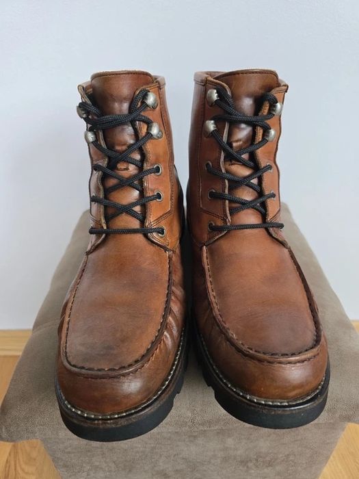 Tommy Hilfiger buty zimowe za kostkę rozm. 45 skórzane