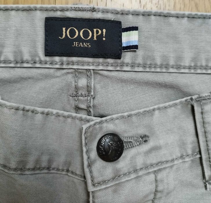 Joop! Romeo 33/34 szare cienkie jeansy straight fit L