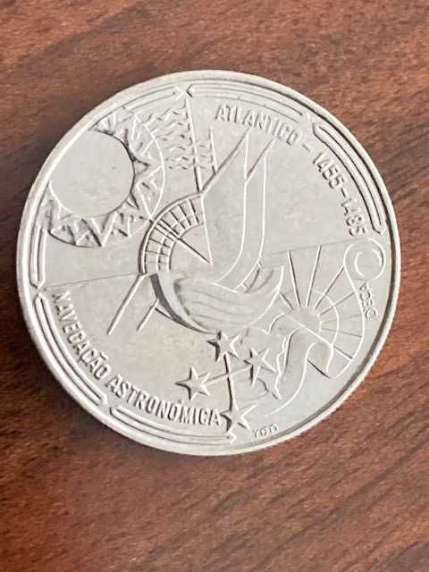 5 Moedas comemorativas 100 escudos, 1990 - Atlântico, Nav. Astronómica