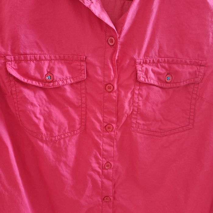 Koszula Reserved w ciekawym różowo czerwonym kolorze