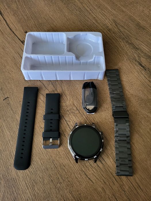 Smartwatch P13 Bluetooth latarka LED 2 paski bransoleta