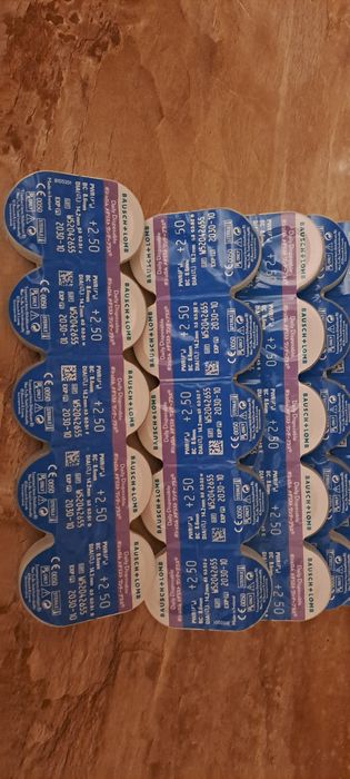 Soczewki soflens jednodniowe +2,5