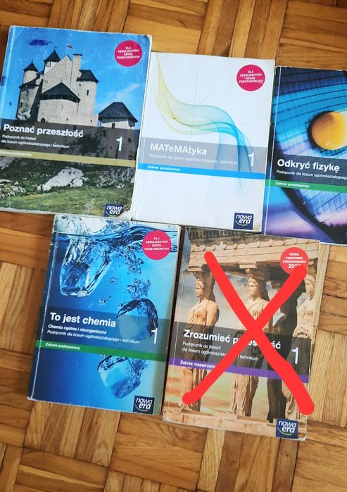 Zostala tylko kl.1 Podręczniki do liceum i technikum jak na zdjęciu