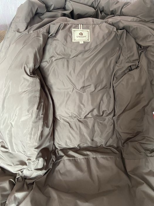 Куртка пуховик довга