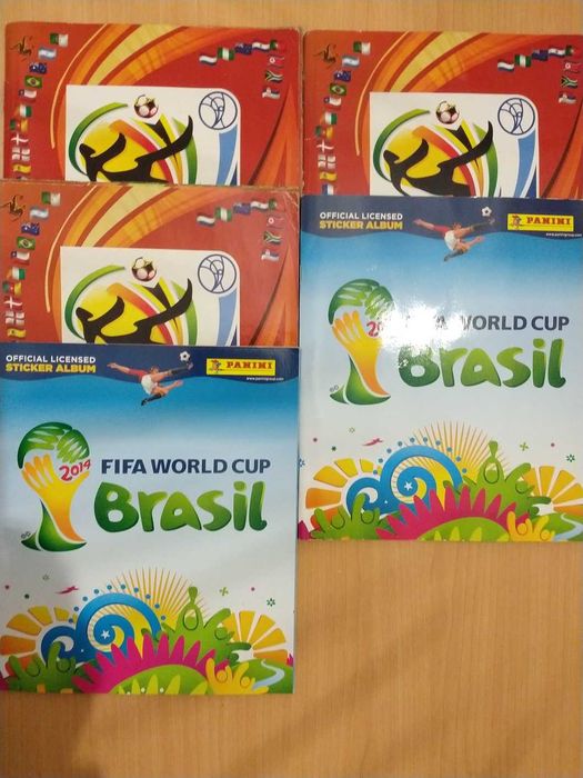 Caderneta cromos futebol Mundial e Euro da Panini