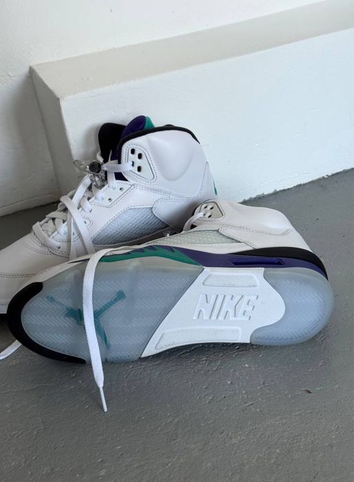 Оригинал Nike Air Jordan 5 Retro OG ‘Grape’ (HQ7978 100) кожание мужские джордан найк белие