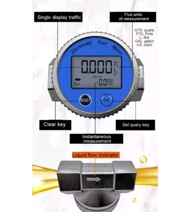 Счетчик лічильник электронный для учета перекачки дизельного топлива