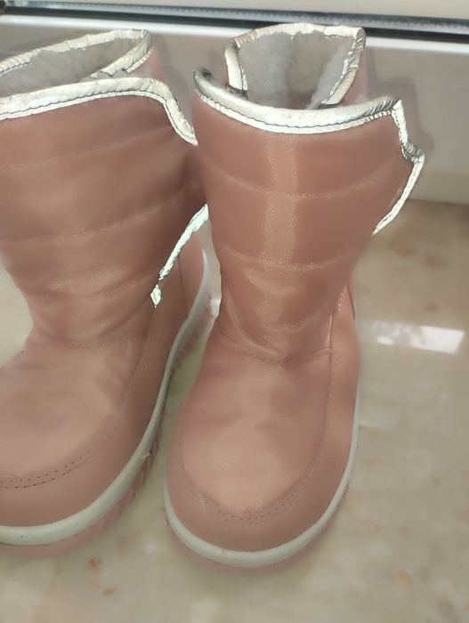 Śniegowce dla dziewczynki r. 25 różowe