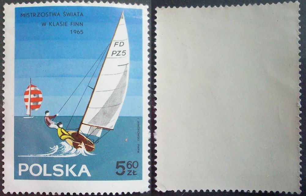 L Znaczki polskie rok 1965  kwartał II (luzaki)