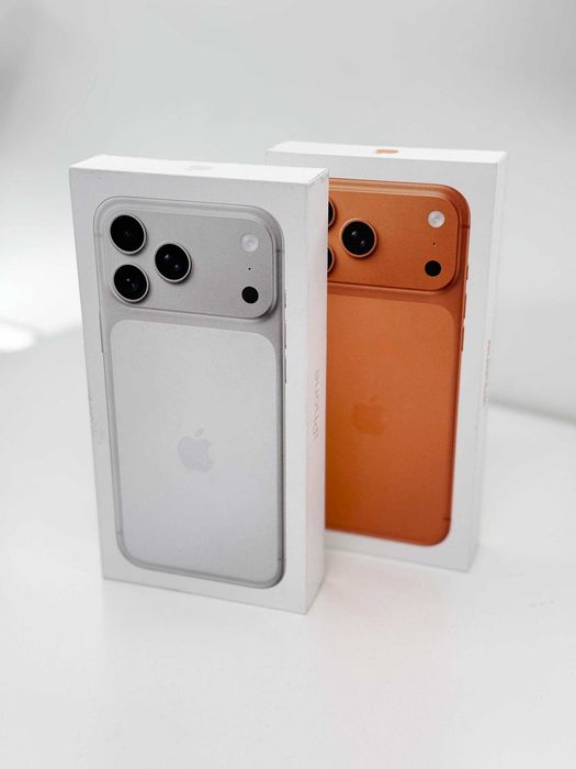 IPHONE 17 PRO MAX 256GB SILVER/ORANGE Łódź Piotrkowska 136 Front