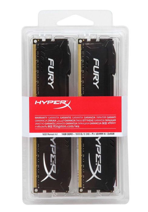 ОЗУ Kingston HyperX FURY DDR3 1600 1866 8Gb PC3-12800 (HX316C10F/8)
