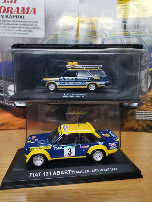 Fiat 131 Abarth + Fiat 131 Panorama -  Team Rally Olio 1:43