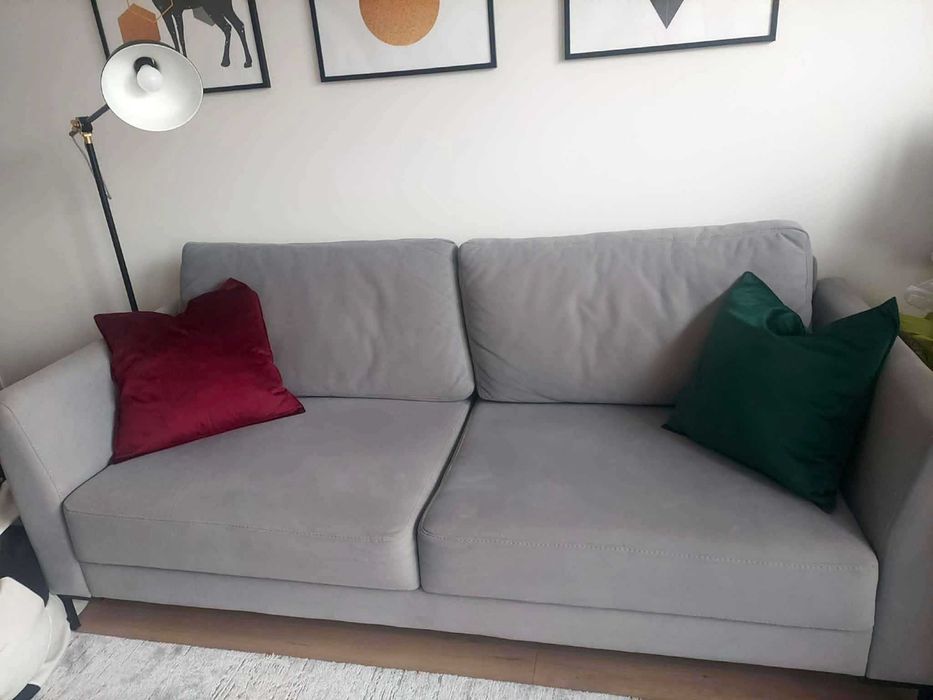 nowoczesna kanapa szara