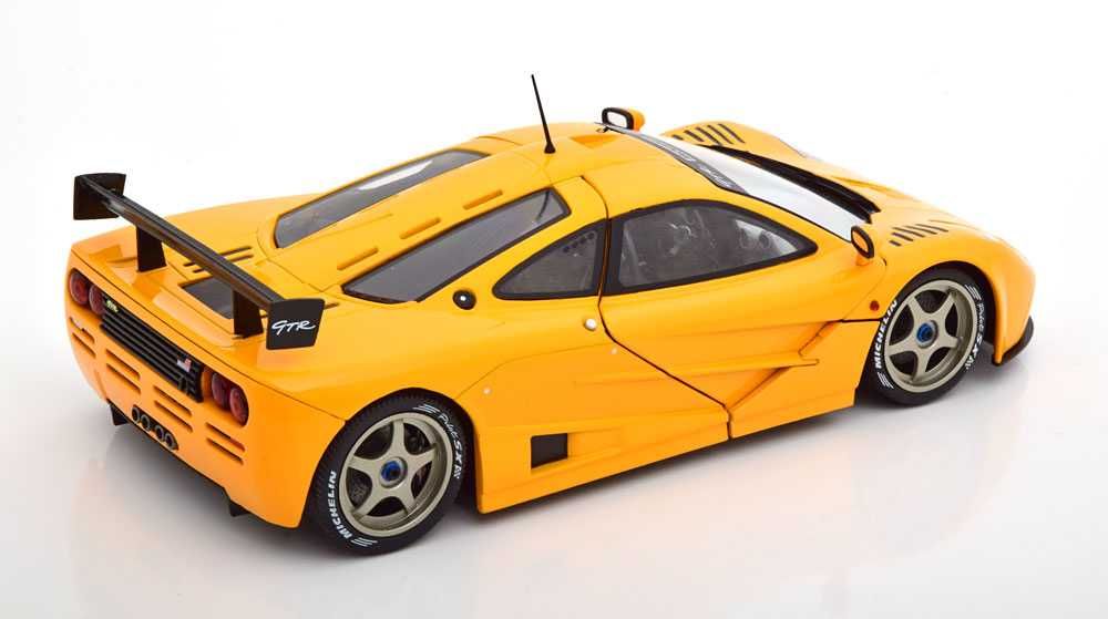 1/18 mclaren f1 gtr short tail orange 1996 (solido)