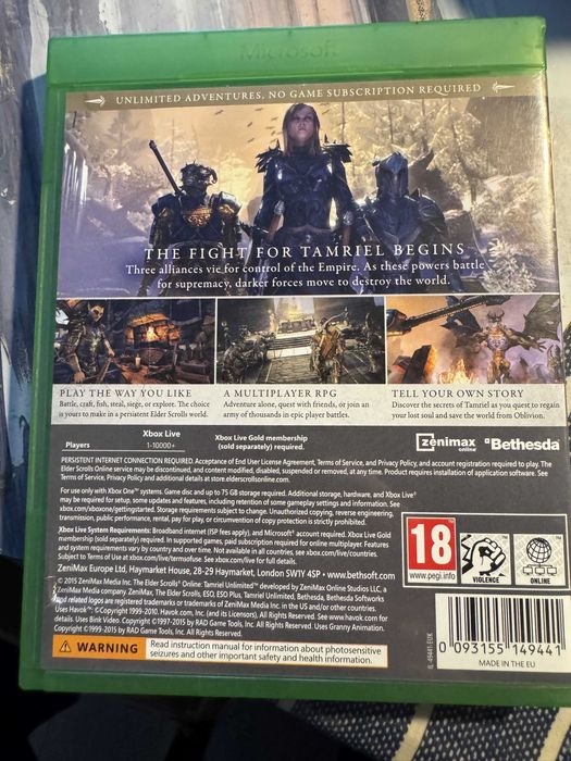 The Elder Scrolls Xbox One