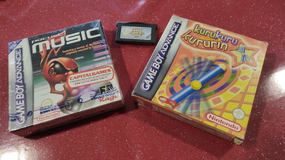 GBA Pack Kurukuru Kururin + Super Monkey Ball Jr + Pocket Music (selad
