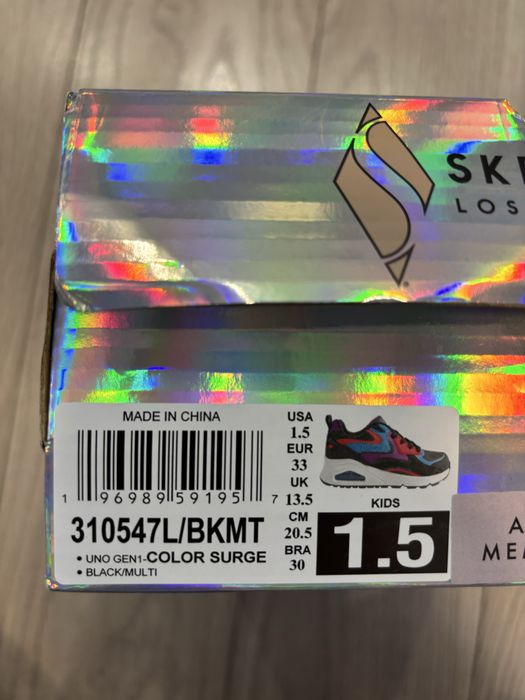 Дитячі кросівки Skechers 33 розмір